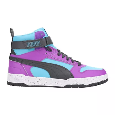 Puma Rbd Game Energy High Top  Mens Blue Purple Sneakers Casual Shoes 39512901 • $79.99