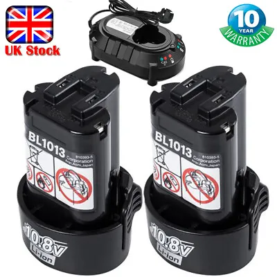 For Makita BL1013 10.8 V Volt Li-ion 4.8Ah Battery BL1014 TD090D DF030D /Charger • £12.74