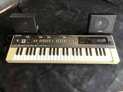 Casio MT-800 Casiotone 49-Key Synthesizer 1983 - W/ Speakers Rom Pack Japan • $185