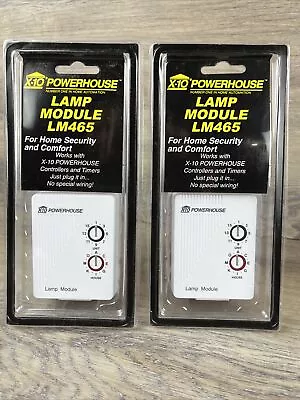 X-10 Powerhouse LM465 Lamp Modules Lot Of 2 New • $18