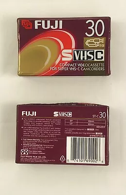 Fuji  SVHS-C ST-C30 New Sealed Camcorder Video Tape • $9