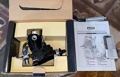 Saito FA-50 GK RC Airplane 4 Stroke Engine W/ Box Tools Manual Unrun. • $195