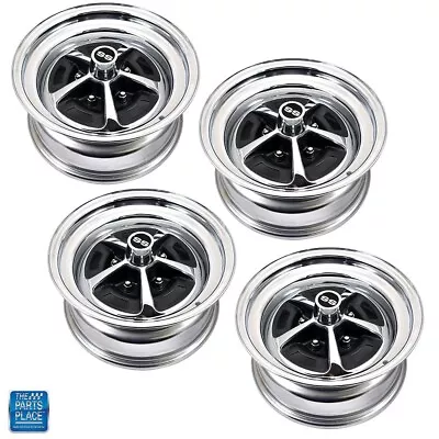 1969-1970 Chevelle Camaro Nova 15-8  Chrome Plated SS 396 Style Wheel Set New • $1176.99