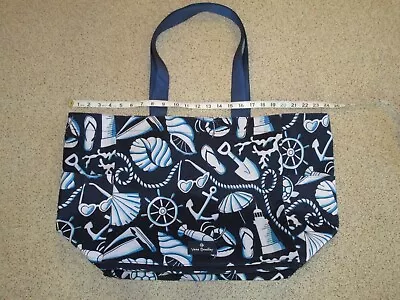 Vera Bradley SHORE ENOUGH Lighten Up Deluxe Large Family Tote Beach Mesh Bottom • $40