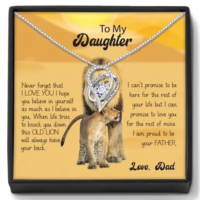 To My Daughter Gifts From Dad Mum Necklace For Daughter Birthday Gifts Present • £24.95