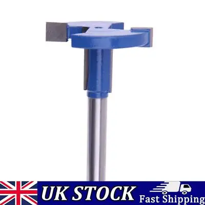 1pc 1/4'' Shank Straight T-Track T-Slot Router Bits Woodworking Cutter • £7.29
