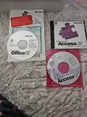 Lot Of Microsoft Office 97 Small Business Edition & Access 97 • $44.95