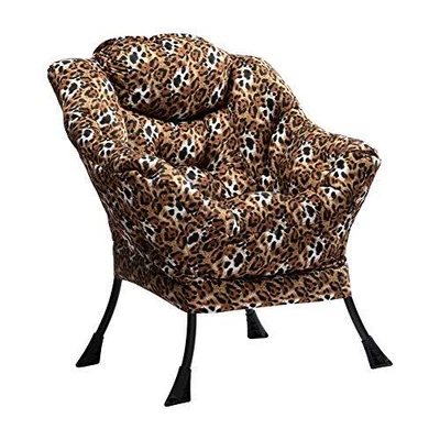 $199.91 • Buy  Modern Cotton Fabric Lazy Chair, Accent Contemporary Lounge Leopard Print