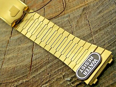 NOS Vintage Unused Pulsar Mens Watch Band Base Metal 22mm Straight Deployment • $35.10