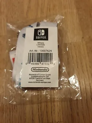 Nintendo Switch Miitopia  Lanyard New In Sealed Bag Free Delivery  • £3