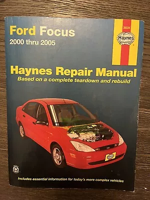 $12 • Buy Haynes Repair Manual 36034 Ford Focus 2000 Thru 2005 Book Car