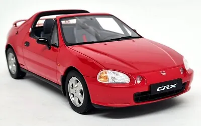 Otto 1/18 Honda Civic CRX VII Del-Sol 1995 Red Resin Scale Model Car • £129.99