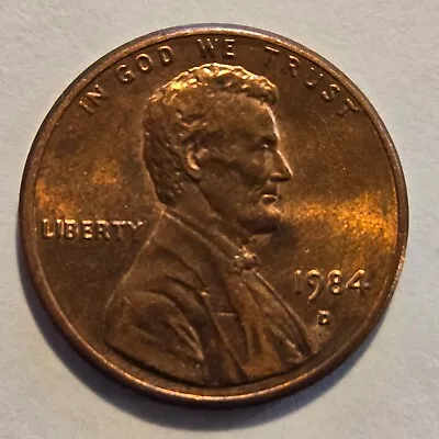 1984 D - Lincoln Memorial - Small Cent - 5 • $1000