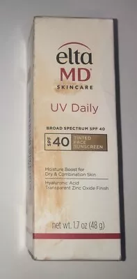 Elta MD UV Daily Broad Spectrum SPF 40 TINTED Moisturizing Facial Sunscreen 48g  • $29.95