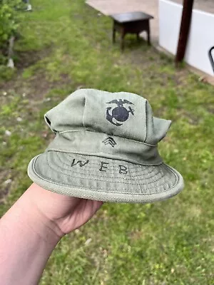 WW2 Korean War P44 USMC HBT Cap Medium • $125