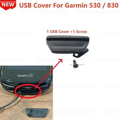 For Garmin Edge 530/830 GPS USB Port Cover Case With Screw Replacement Parts New • $25.99