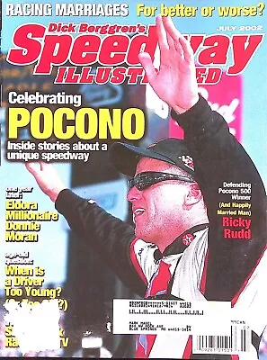 Speedway Illustrated Magazine July 2002 Ricky Rudd Donnie Moran Pocono • $12.99