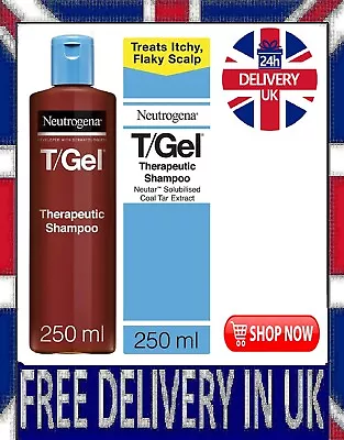 Neutrogena T/Gel Therapeutic Shampoo Treatment For Itchy Scalp And Dandruff • £8.23