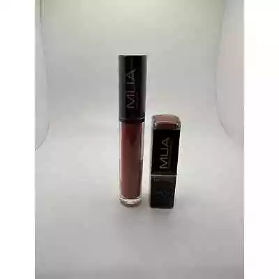 Makeup Academy MUA Lip Bundle Color Intense Lipstick Nude Lumunizing Lip Gloss • $7.99