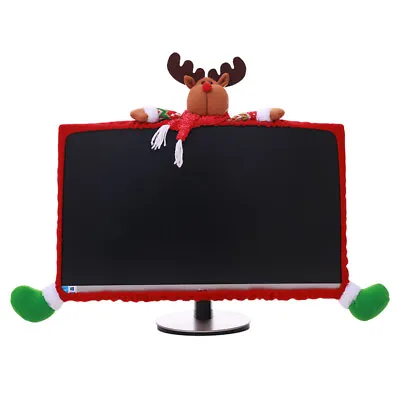 Monitor Screen Dust Cover With Elastic Pen Pocket Bow Computer Frame Lace Cover • $10.41