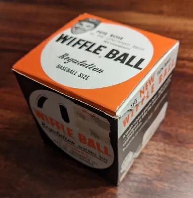 Wiffle Ball White Regulation Baseball Size Pete Rose Recommends NEW Old Stock • $14.99