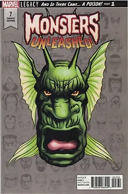 MARVEL “MONSTERS UNLEASHED” 6 Book Variant Lot (2017) • $30