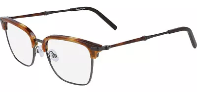 Salvatore Ferragamo Men's Square Brow-Line Eyeglass Frames - SF2194 216 - Italy • $57.99