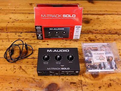 M-Audio M-Track Solo 2-Channel USB Audio Interface • $34