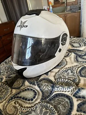 Vega Caldera Modular Helmet WHITE ECE R 22.05 Size M • $79.99