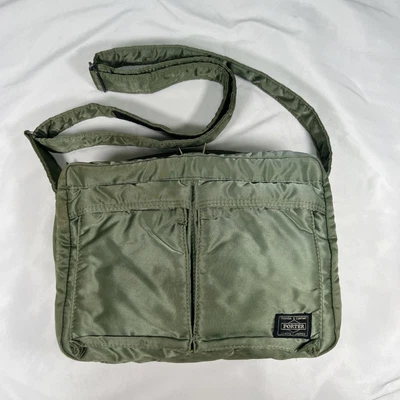 $150 • Buy Yoshida Porter Tanker Shoulder Bag Sage Green Men Women
