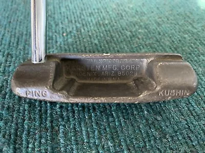 Vintage Ping Kushin Putter - RH 35” Thick Pure Grips Black Putter Grip 85029! • $29.99