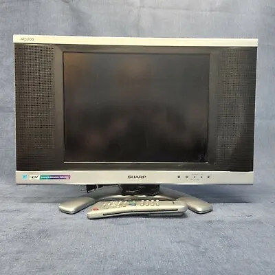 $80 • Buy Sharp AQUOS LC-15B8U-S 15  LCD TV W Built In Speakers & Remote Vintage U-1J