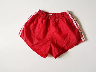 Vintage Men's Adidas Glanz Nylon Running Sprinter Gym Shorts 1980s Retro Size L • $40