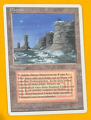 MTG PLATEAU Revised (German)  (OldManMTG 007-087) • $295.50