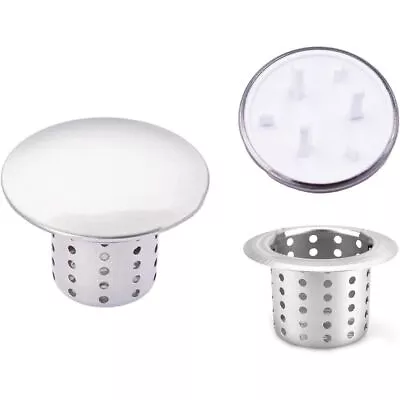 Bathtub Shower Drain 2 In 1 Hair Trap Strainer  For Bathroom Sink Bathtub • £8.70