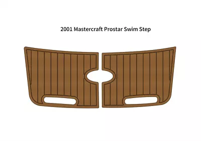 2001 Mastercraft Prostar Swim Platform Pad Boat EVA Foam Teak Deck Floor Mat • $231