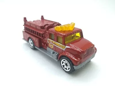 Matchbox 1998 International  Pumper Truck Fire Engine Red  Station 5  1:100 • $9.99