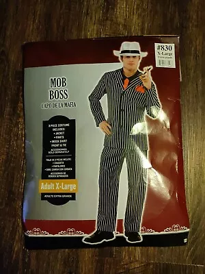 California Costume Mob Boss Mafia Suit Adult Men Halloween Outfit 01189 • $29.73