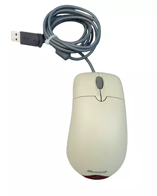 Vintage Microsoft Wheel Mouse Optical USB X08-71118 • $18.99