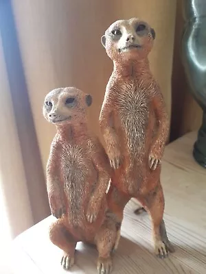 £13.95 • Buy The Leonardo Collection Out Of Africa Meerkats Figurine Ornament. 17 Cm