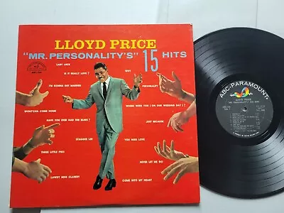 LLOYD PRICE -  Mr Personality's  15 Hits 1950s/60's R&B Rock MONO (VG+ SLEEVE) • $11.99