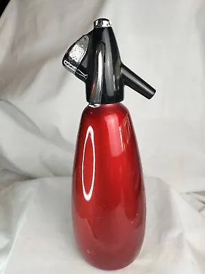 Vintage BOC Made In England Soda Bottle Anodised Red Serial No SHUB App 32cm • $24.99