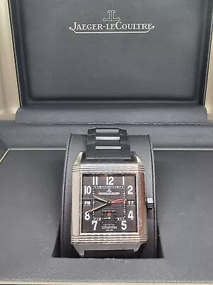 Jaeger-LeCoultre Reverso Men's Black Watch - 230.8.45 • $4809.29