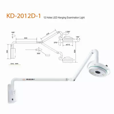 36W LED Dental ENT Surgery Veterinary Medical Wall Shadowless Examination Light • $455.99