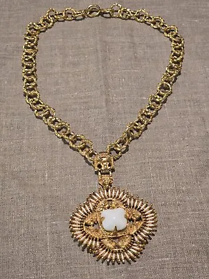 Vintage Iconic 1970s Larry Vrba Castlecliff Necklace Pendant 821 • $350