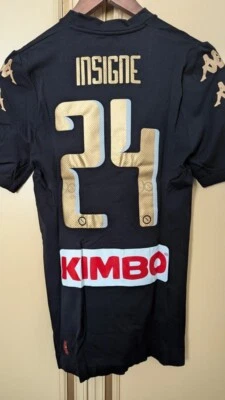 Kit Nom + Numéro SSC Napoli – Insigne 24 – Maillot Domicile 2017-2018 – Italie