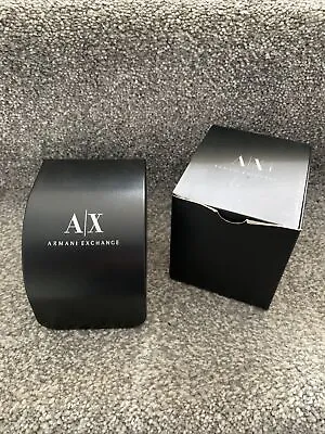 £27 • Buy Armani Exchange Empty Watch Box With Inserts And Spare Links/pin - AX2155