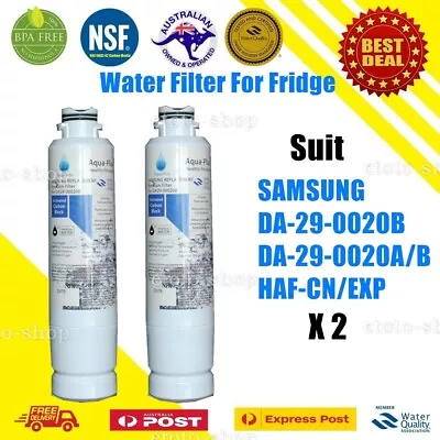 2 X SAMSUNG Compatible OEM DA29-00020B Ice And Water Fridge Filter • $35.85