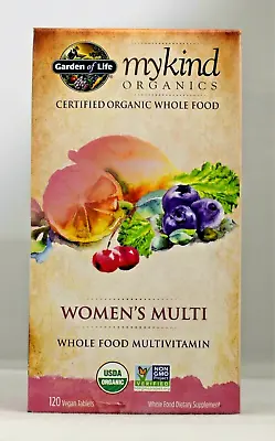 Expired Liquidation- MyKind Organics Women Multi 120 Tablet Garden Of Life 07/22 • $12.99