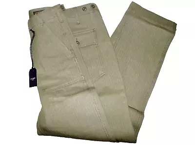 FILSON Herringbone SUPPLY PANTS 20248737 Vtg US ARMY Fatigue Olive OG-107 34/34 • $149.99